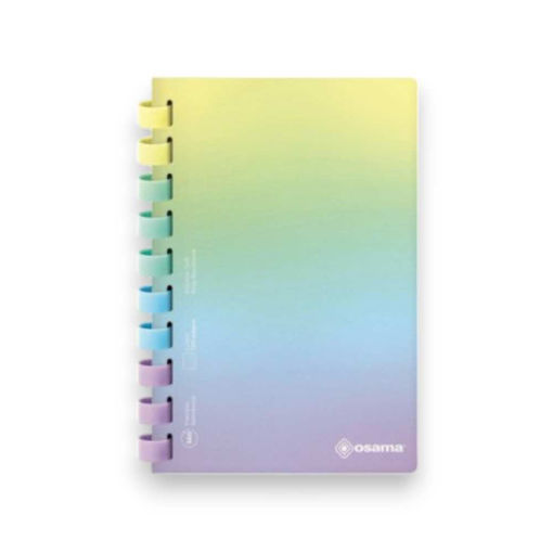 Picture of A5 RAINBOW PASTEL RULED NOTEBOOK